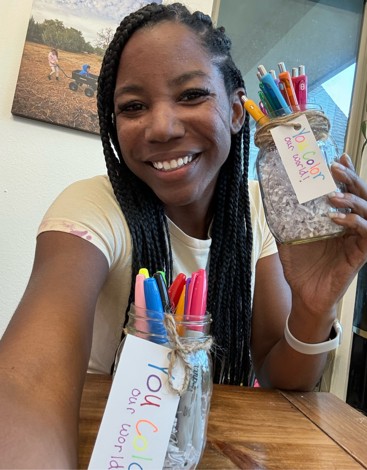 #ad Here's an easy colorful gift idea! Use it for a teacher or someone sharp (get it?!) in your life. Grab a jar, add some shredded paper or decorative ribbon (I love jute). Add in some @Sharpie markers and @paper_mate pens. Personalize with a note, or even add a Target gift card and Tadaaaa! You've got one cute gift. I love these pens so much and @Target has special holiday packs for both Sharpie and Paper Mate so you can stock up to make a lot of these, or gift the whole pack itself for an artist in your life. Follow my shop JenniferBorget on @Shop.LTK app to shop this post! 

#Target #TargetPartner #gifting #holiday #gifts @Target @paper_mate @sharpie 


#LTKHoliday #LTKkids #LTKhome