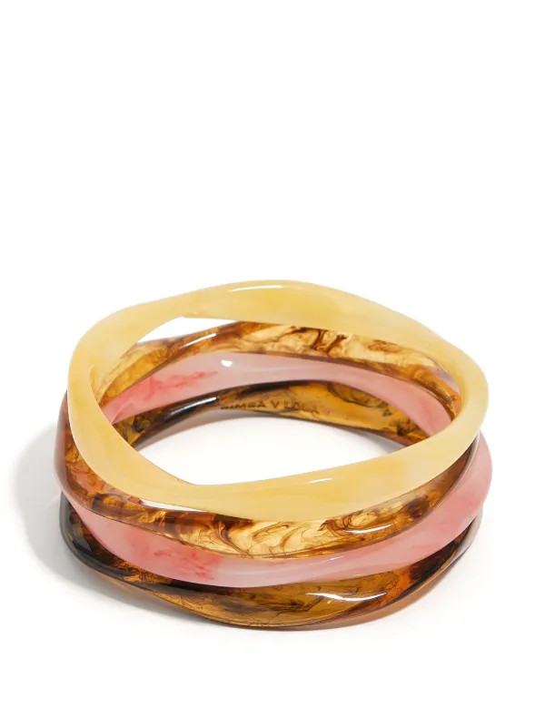Kit 4 pulseiras de resina | Farfetch (BR)