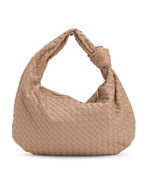 Vanessa Large Woven Knotted Hobo Bag | Marshalls