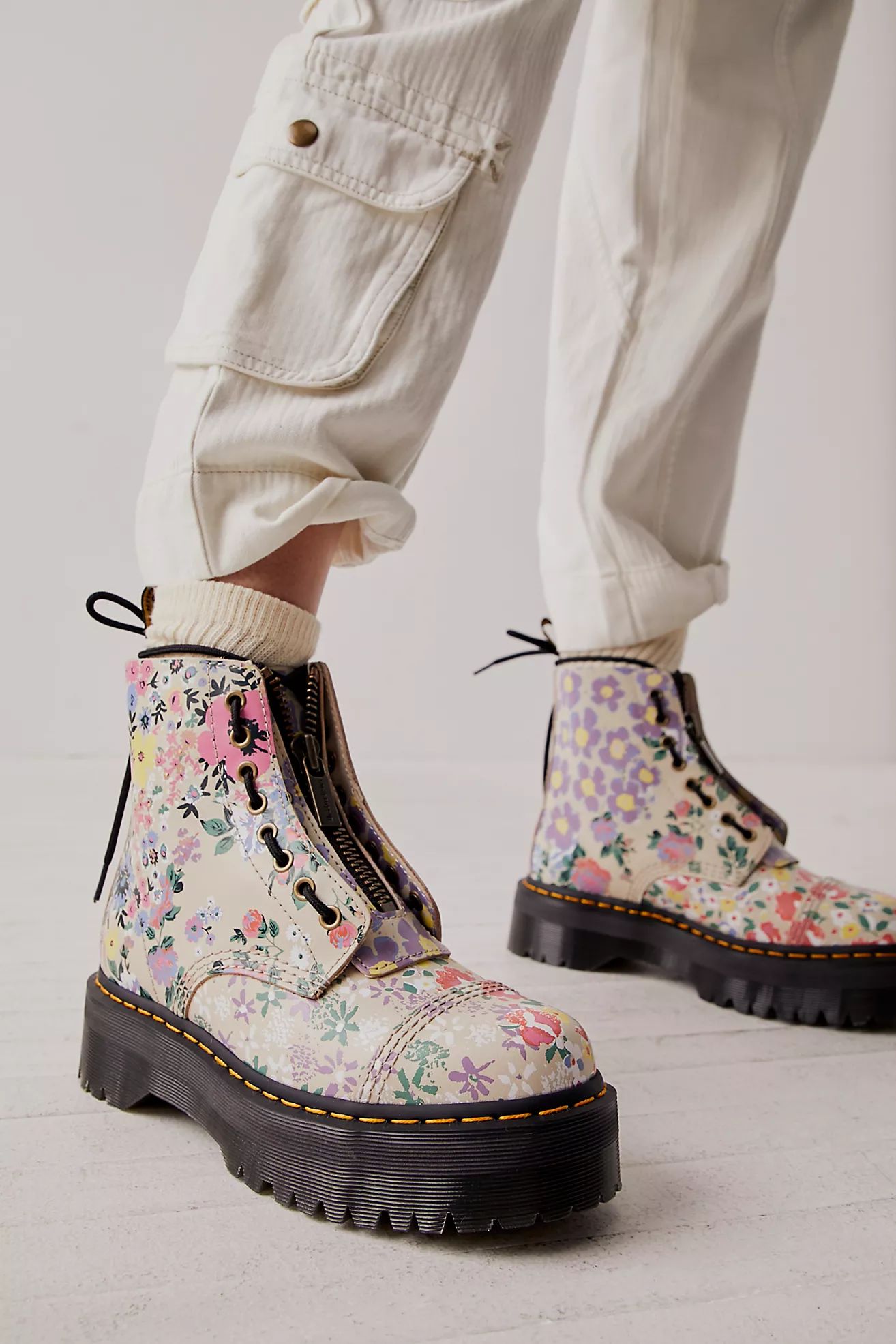 Dr. Martens Sinclair Zip Front Boots | Free People (Global - UK&FR Excluded)