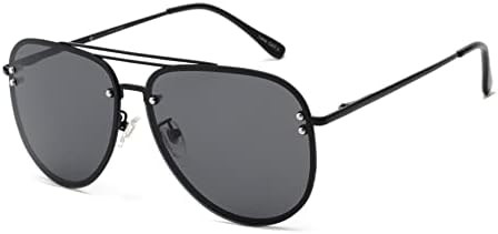 Trendy Oversized Aviator Sunglasses Womens, Retro Cute Big Shades Women's Fashion Sun Glasses UV ... | Amazon (US)