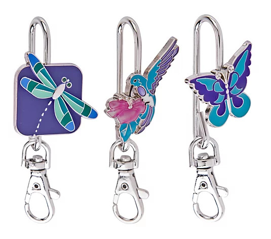 Finders Key Purse Set of 3 Key Finders w/ Gift Boxes | QVC