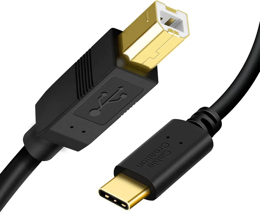 CableCreation USB B to USB C Printer Cable 6.6FT, Type B to Type C Printer Cord for MacBook Pro, ... | Amazon (US)