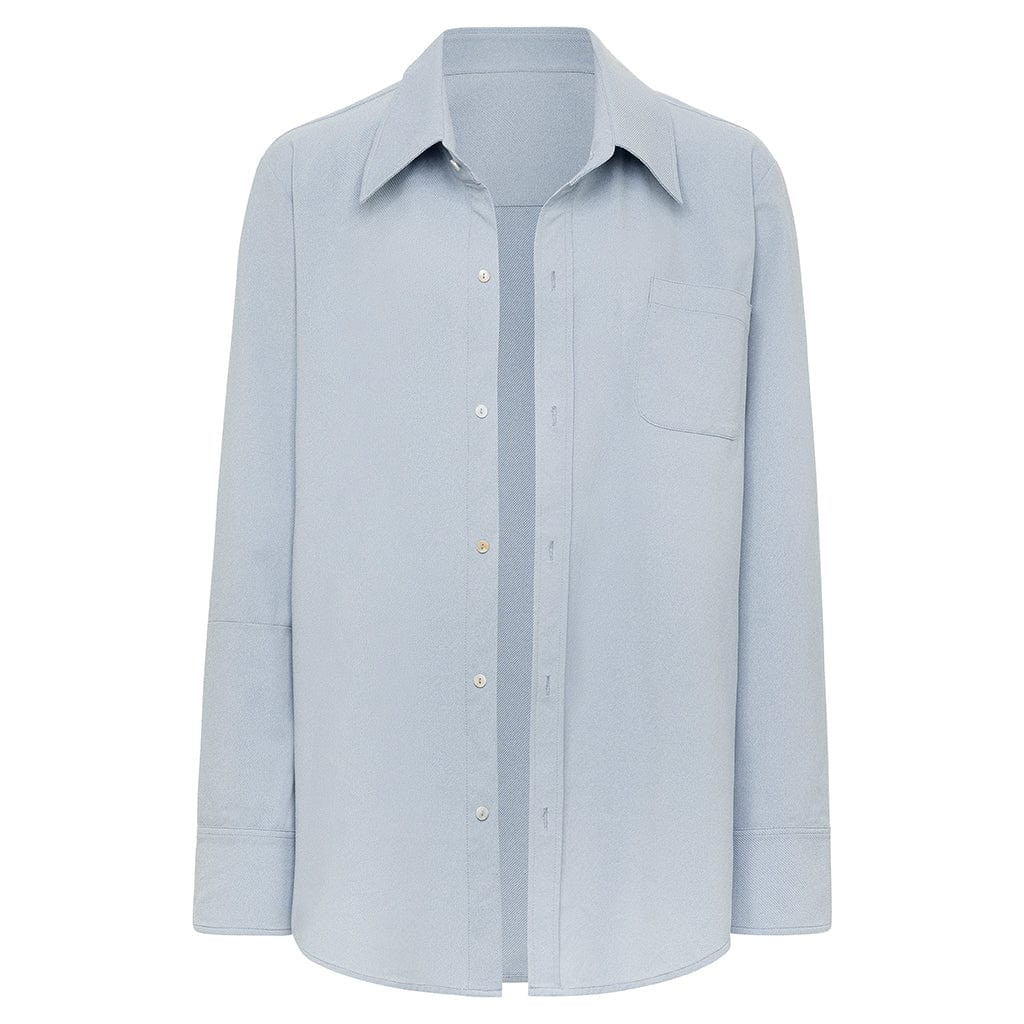 Light Denim Long Sleeve Button Down Shirt | Montce