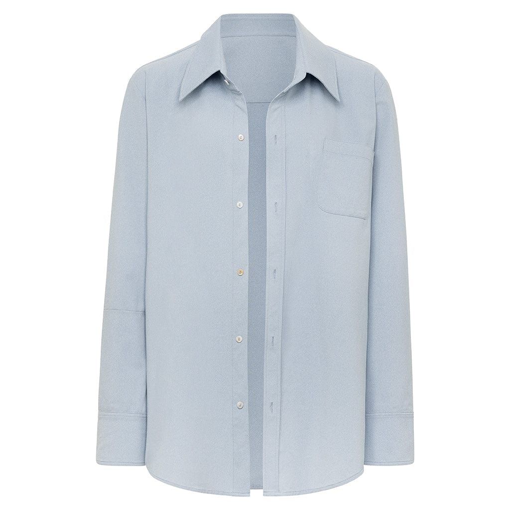 Light Denim Long Sleeve Button Down Shirt | Montce