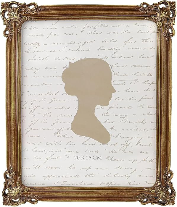 Sunlit Vintage Picture Frame 8x10 Inch, Luxury Antique Photo Frames with Glass Front, Photo Displ... | Amazon (US)