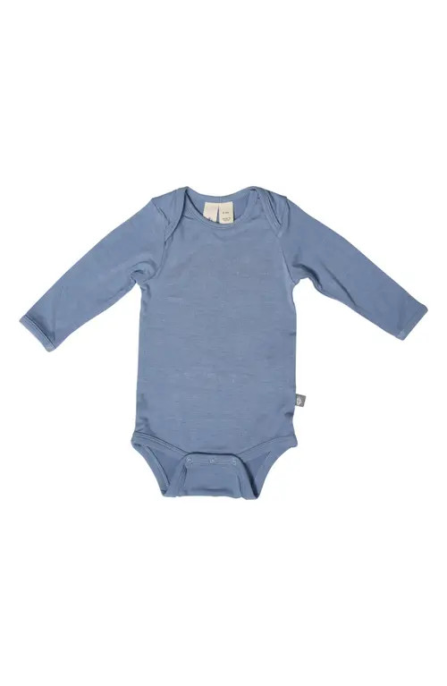 Kyte BABY Long Sleeve Bodysuit in Slate at Nordstrom, Size 3-6 M | Nordstrom