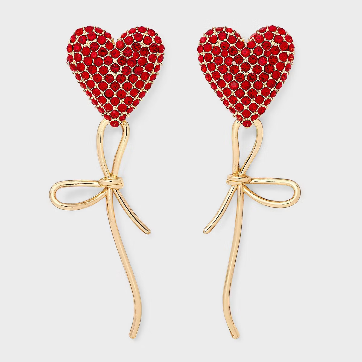 SUGARFIX By BaubleBar Pull On My Heartstrings Earrings - Red | Target