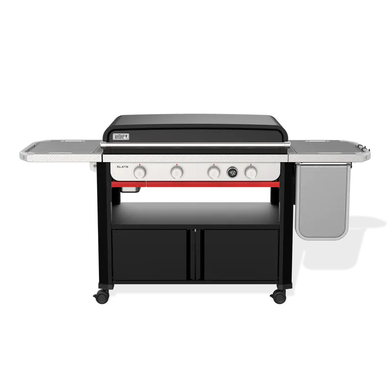 Slate® 36" Rust-Resistant Griddle with Flip-Up Side Table (Liquid Propane) | Weber