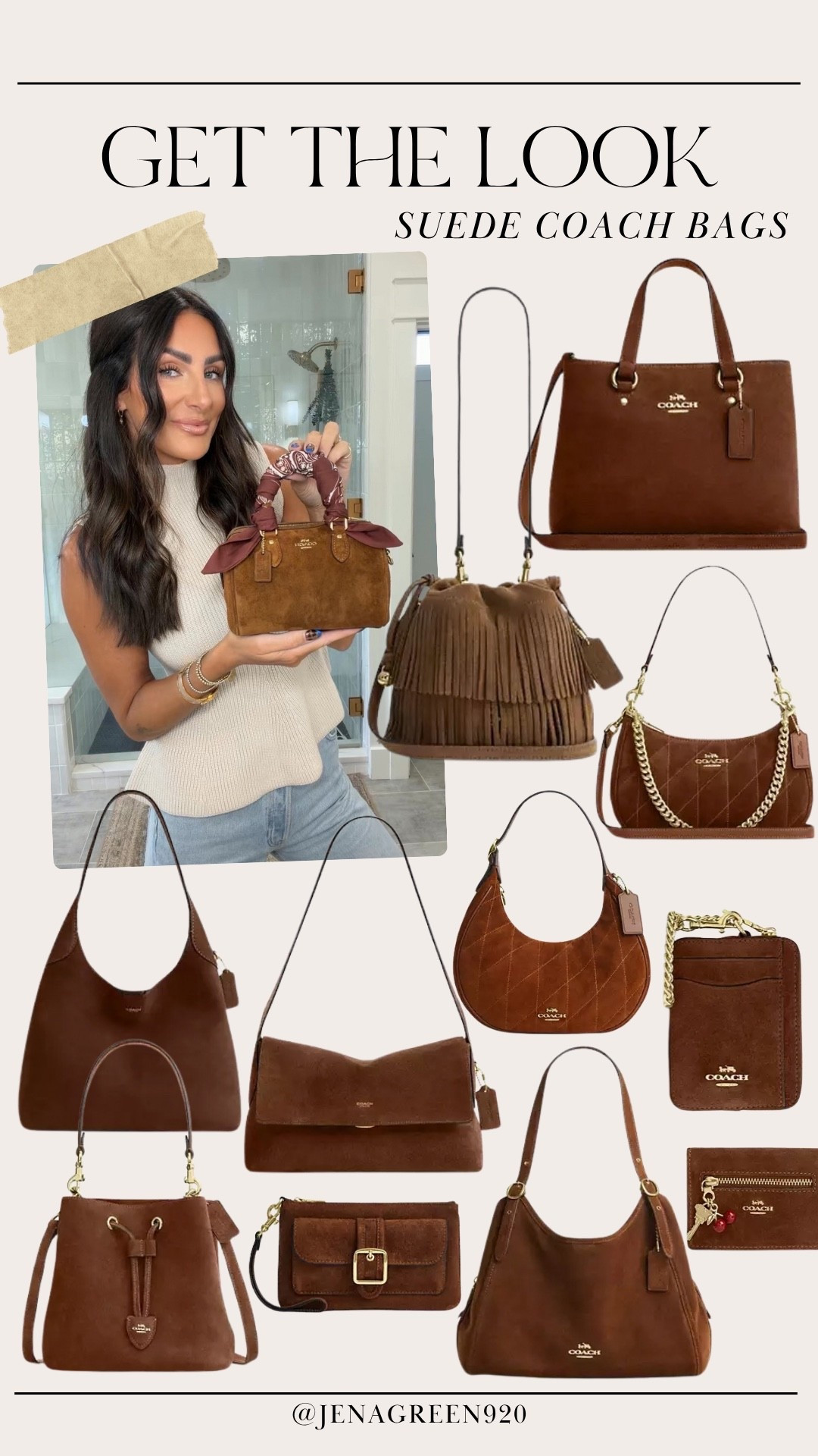 Suede Coach Bags | Fall Purse | Fringe Purse | Card Holder

#LTKSeasonal #LTKootd