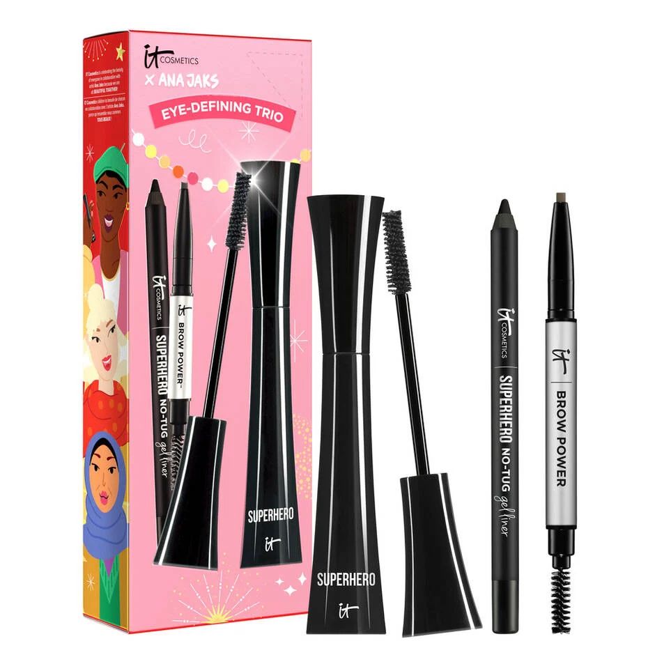 Beautiful Together Eye-Defining Mascara, Eyeliner & Brow Pencil Trio ($75 Value) | IT Cosmetics (US)