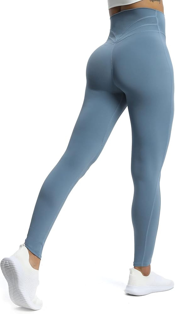 Aoxjox High Waisted Workout Leggings for Women Compression Tummy Control Trinity Buttery Soft Yog... | Amazon (US)