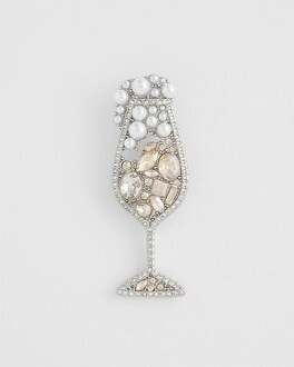 Champagne Glass Brooch | Chico's