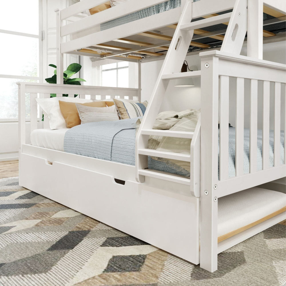 Classic Twin over Full Bunk Bed + Trundle | Plank+Beam