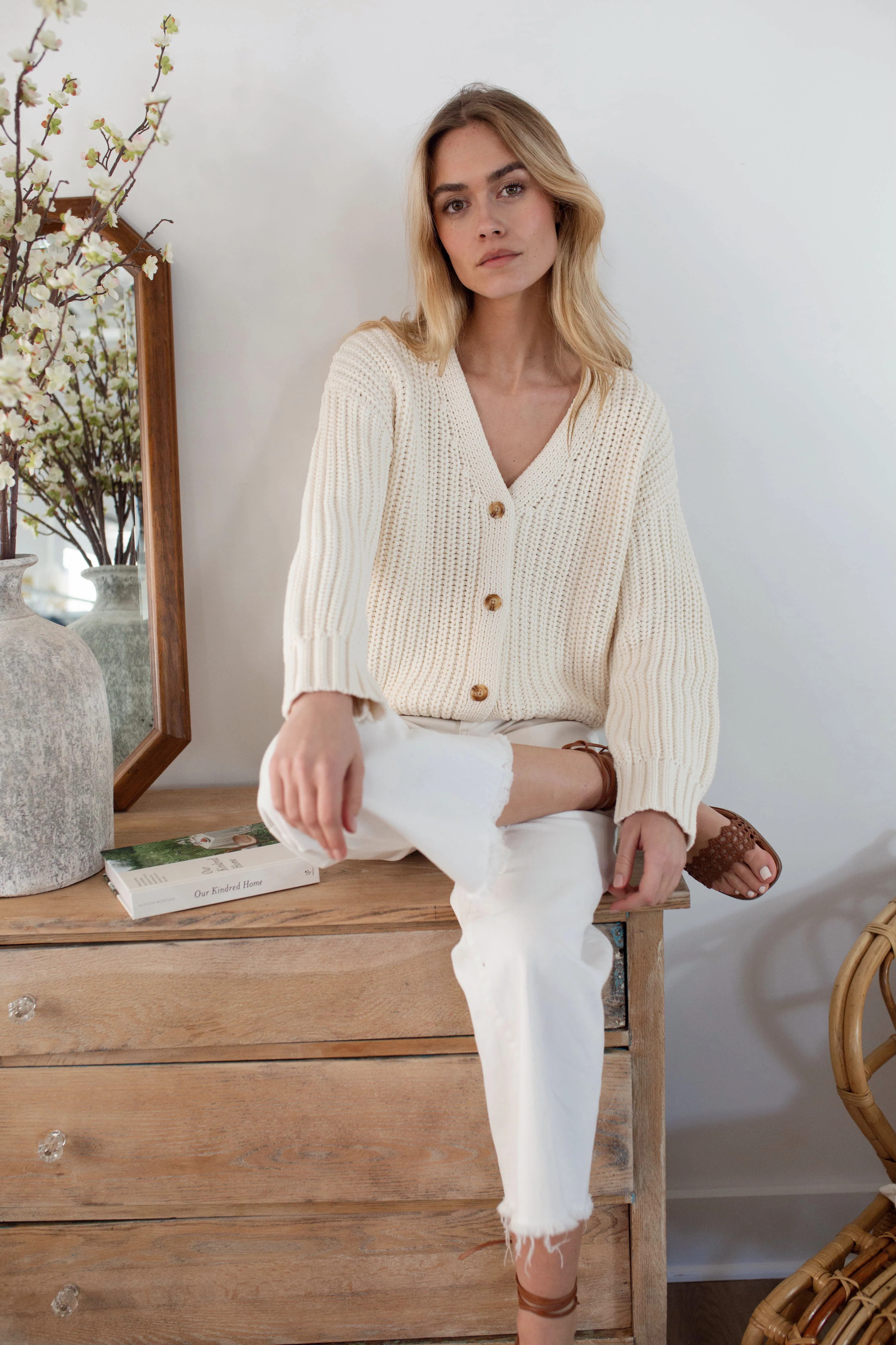 Beach Cardi - Ivory | Marea