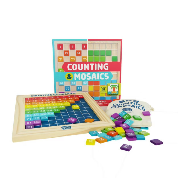 Chuckle & Roar Counting & Mosaics Montessori Learning Activity Board | Target