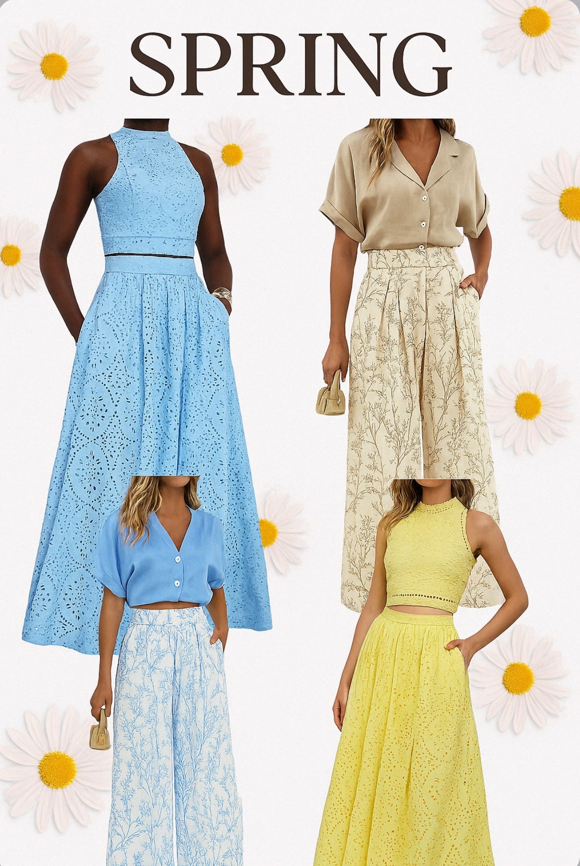 Spring is serving LOOKS and I’m here for it!
From brunch dates to beach strolls, these Amazon finds got you covered all season long!

Which vibe are you rocking first?

Baby blue lace moment
Neutral chic with wide leg elegance
Floral blues for the soft girl era
Sunshine yellow and all the glow
All of these sets are cute, comfy & perfect for SPRING SLAYIN’

Click the link in my bio to shop everything on my LTK @Christyluv’s

#SpringOOTD #AmazonFashionFinds #LTKSpringStyle #ChristyluvsPicks #ComfyAndCute #OutfitInspo #MakePostViral #LTKTrendsetter #SpringStyleRefresh #AddToCart

#LTKTravel #LTKStyleTip #LTKWatchNow