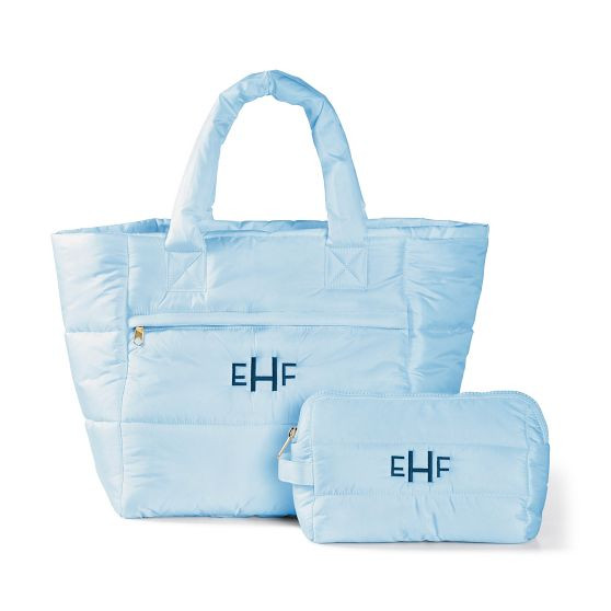 Lightweight Packable Puffer Tote and Pouch Gift Set | Mark and Graham