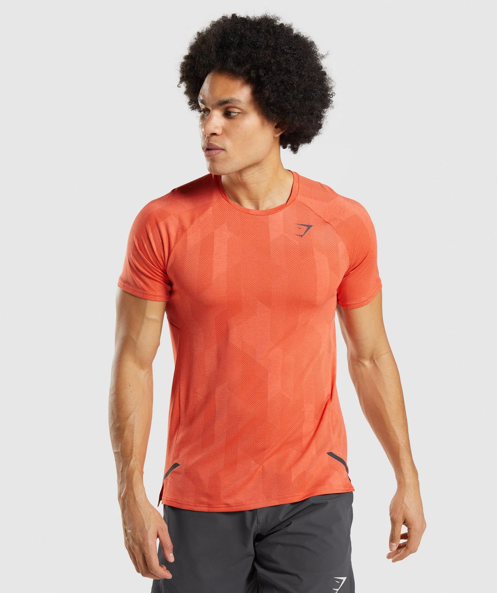 Gymshark Apex T-Shirt - Spicy Orange/Papaya Orange | Gymshark US