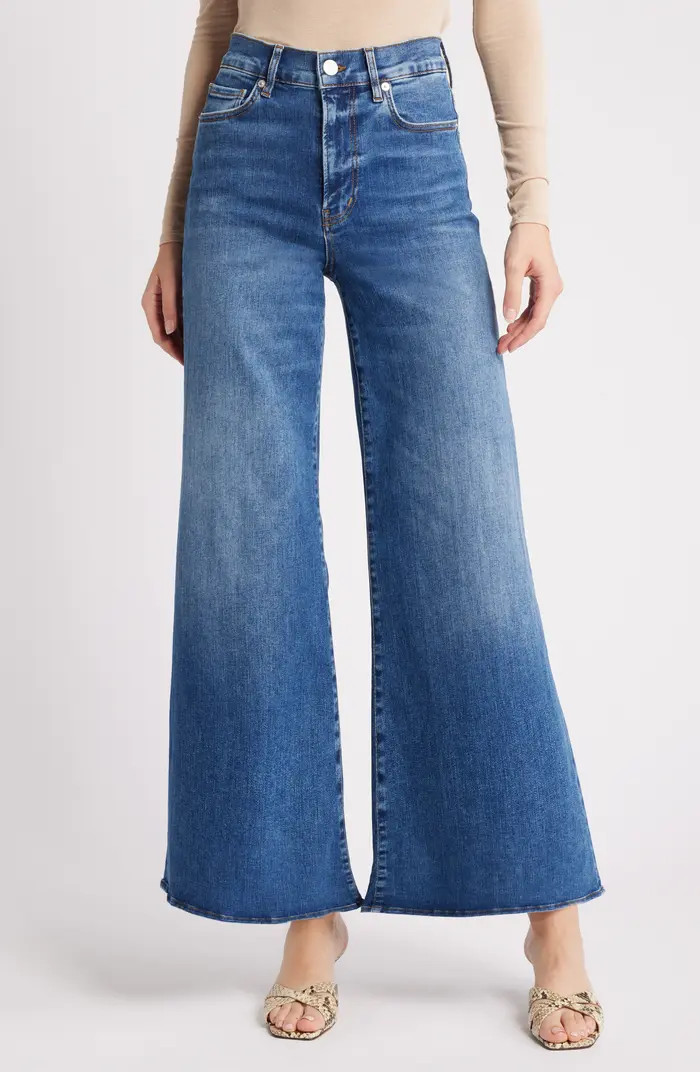 Le Palazzo Crop Wide Leg Jeans | Nordstrom