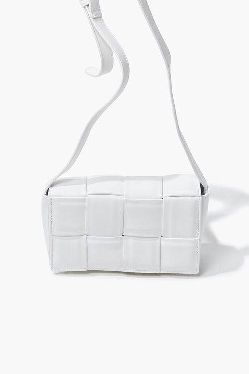 Faux Leather Crosshatch Crossbody Bag | Forever 21 (US)