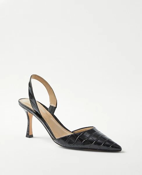 Kerry Embossed Pumps | Ann Taylor (US)