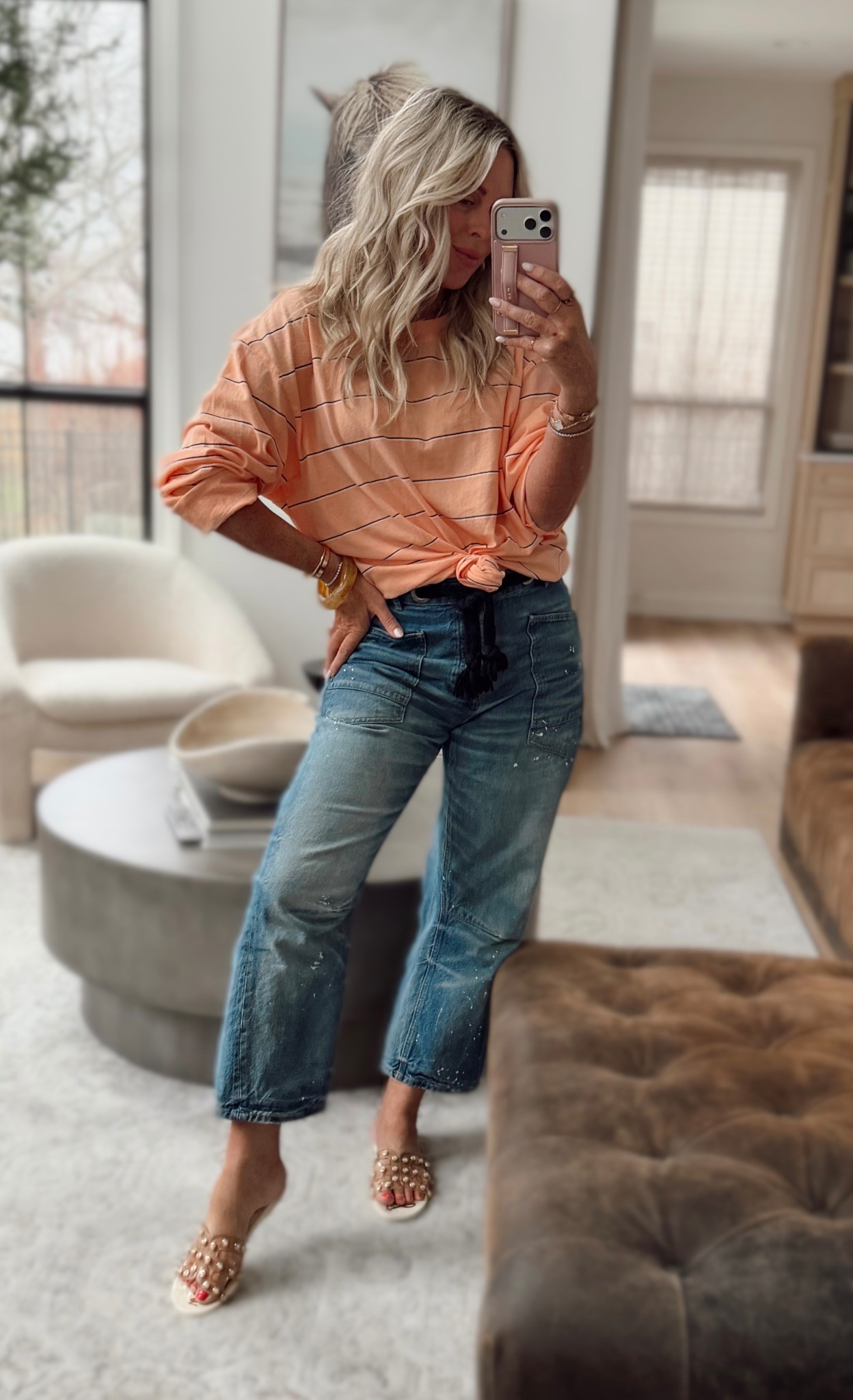 OOTD🧡
Top: small 
Jeans: 26
Sandals: tts 

Spring outfit. Jeans. OOTD. 



#LTKSeasonal #LTKootd #LTKgrwm