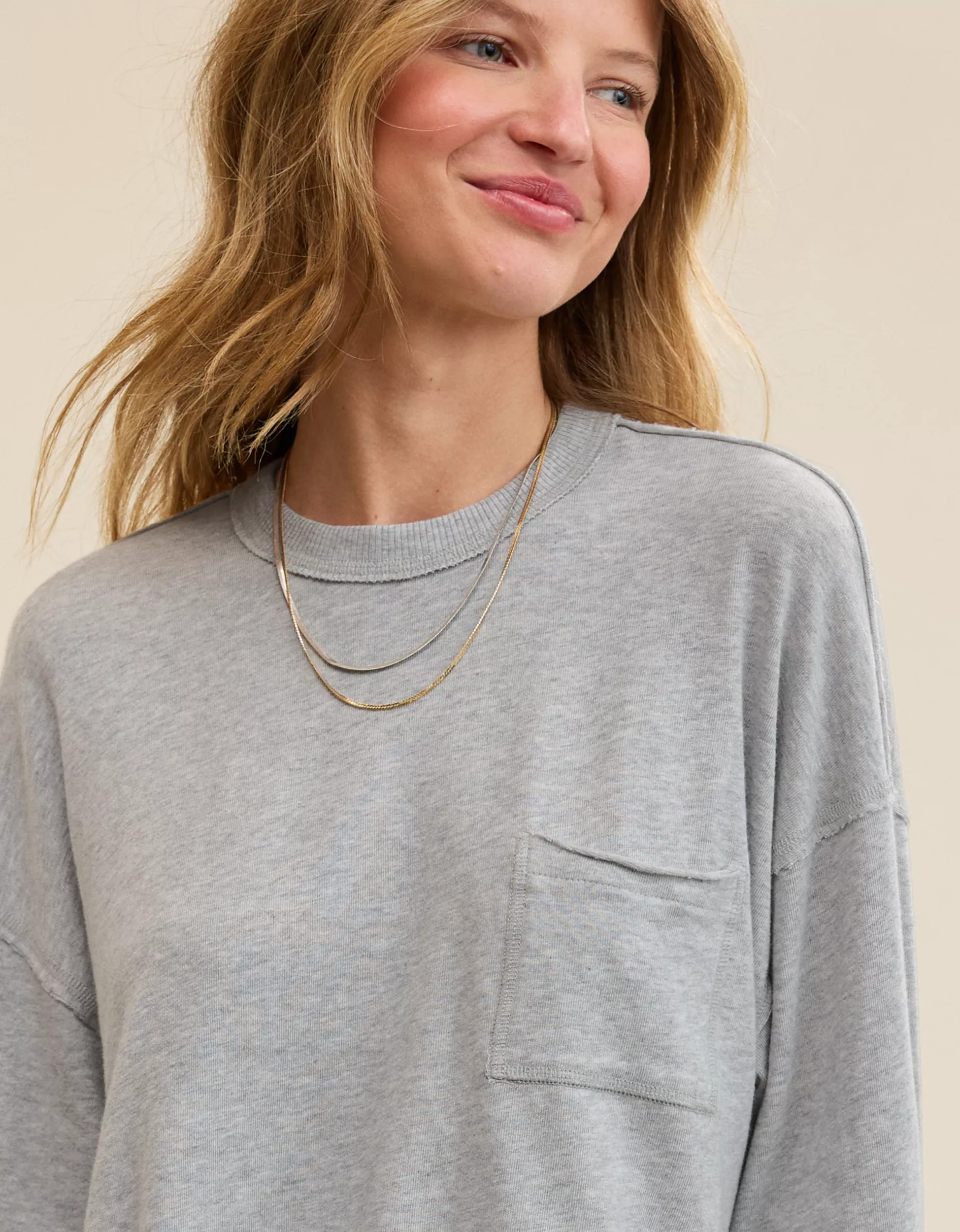 Aerie Happy Snit Pocket T-Shirt | American Eagle Outfitters (US & CA)