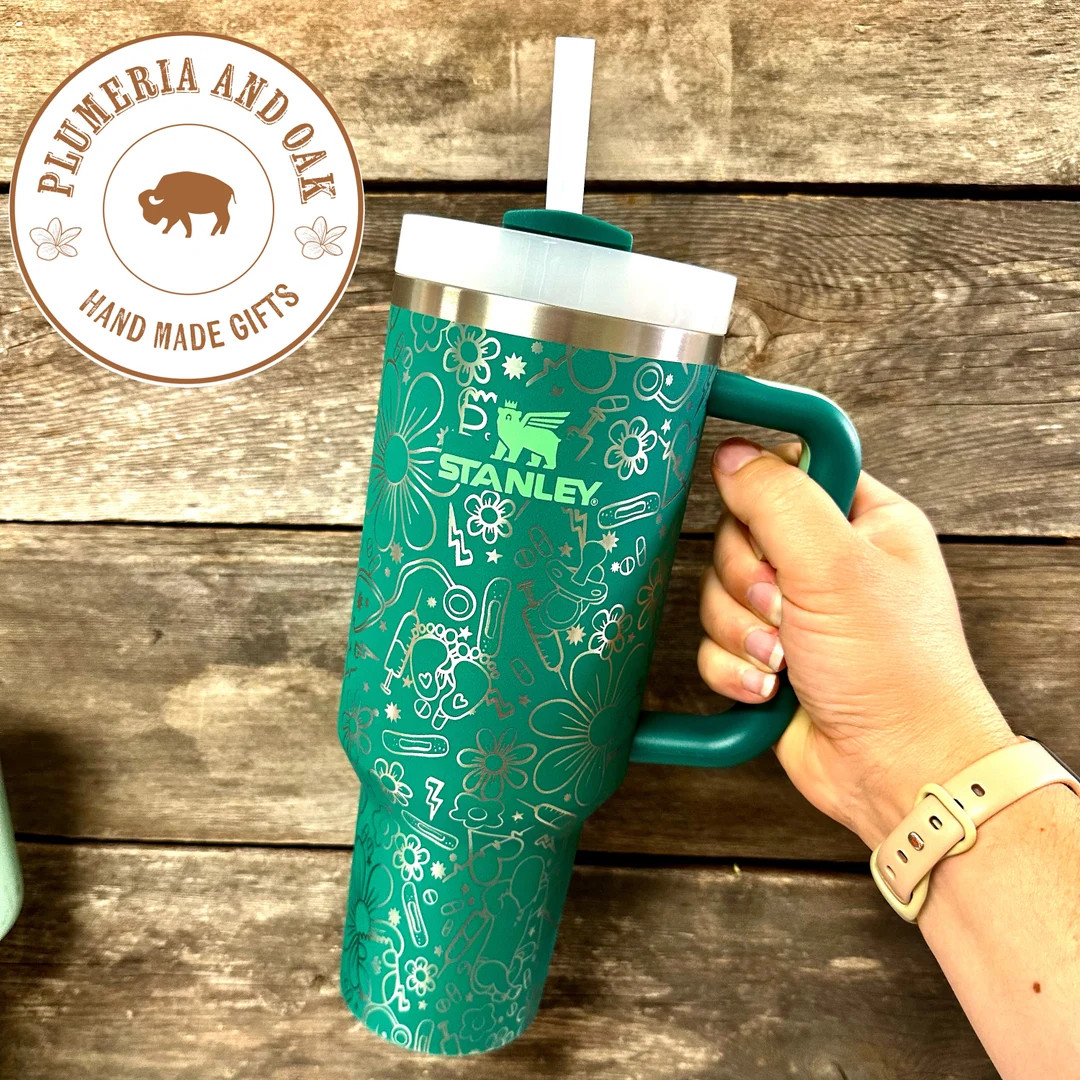 NICU Tumbler, Engraved Tumbler, NICU Nurse, Neonatal, Doctor Cup, Tumbler With Handle, Retro Nurs... | Etsy (US)