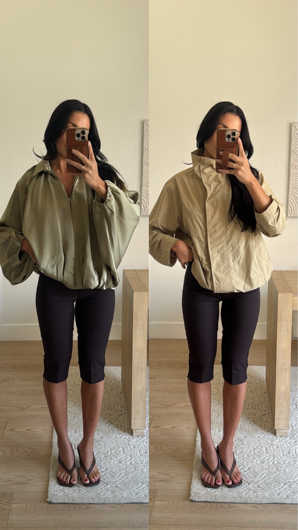 Another way I styled these @abercrombie Capris in size 25 curve love 
Amazon jacket size small
Abercrombie jacket (right) size XS

#LTKootd #LTKgrwm #LTKdayinmylife