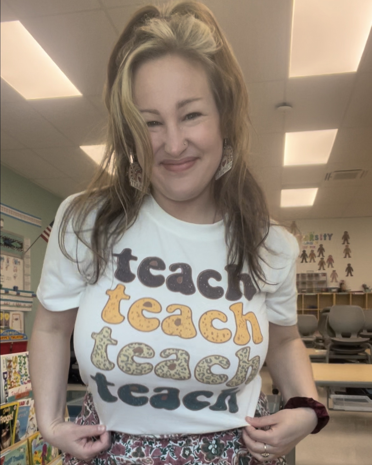 Such a comfy spring/summer teacher outfit! 

Shorts were thrifted but found similar!
Shirt- M

#LTKteacher

#LTKStyleTip #LTKWorkwear #LTKPetite