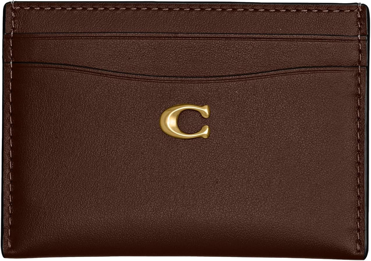 Coach Women's Refined Leather Card Case | Amazon (US)