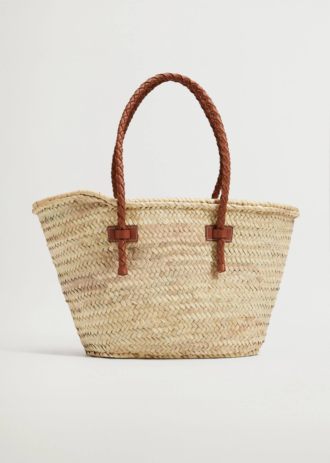 Basket bag with braided straps | MANGO (US)