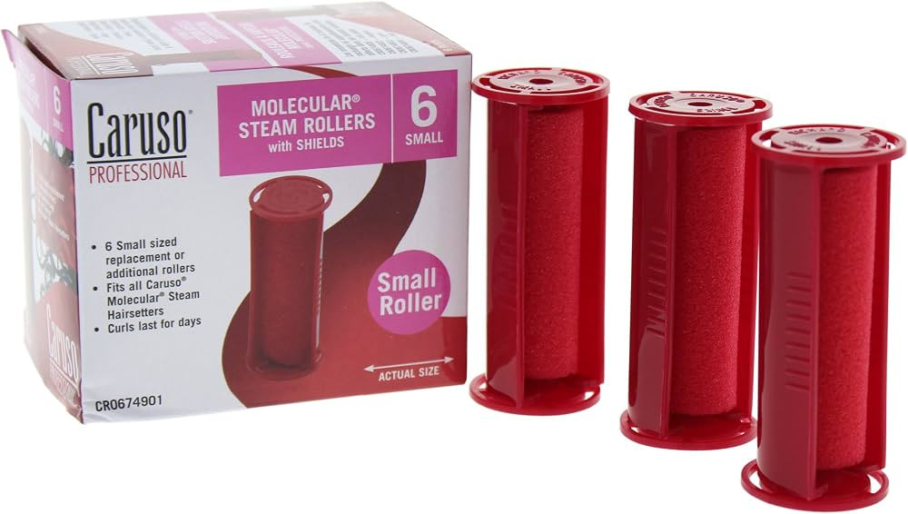 Caruso Replacement Hair Rollers 3/4 Small Rollers 6 Pack | Amazon (US)
