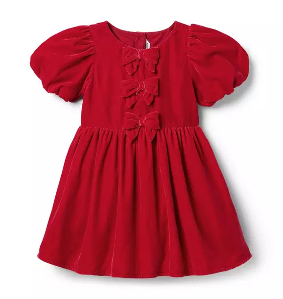 The Velvet Bow Dress | Janie and Jack