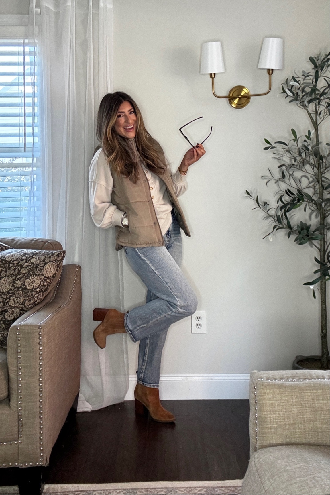 Use my code LAUREN30OCT for 30% OFF! Good site wide at Magnolia. 🫶🏼

So comfy and cozy and elevated casual outfit for date night as well! Wearing meds and tts in jeans! 


#LTKFindsUnder100 #LTKSeasonal #LTKStyleTip