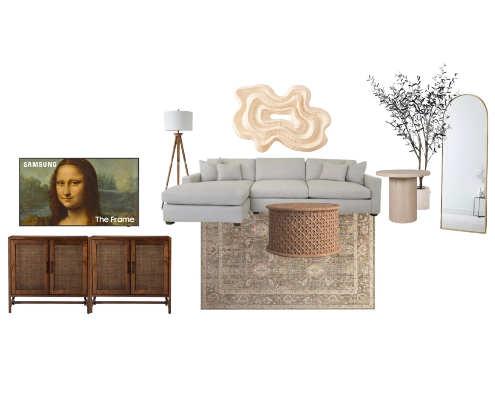 January refresh! Some cozy neutrals and wood tones to keep your living room comfy and airy! 

#LTKhome