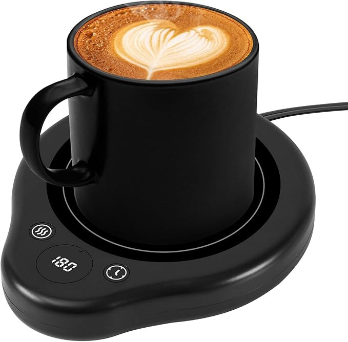 Mug Warmer, 3 Temperature Settings Coffee Mug Warmer, 2-12H Timed Settings Coffee Warmer, Digital... | Amazon (US)