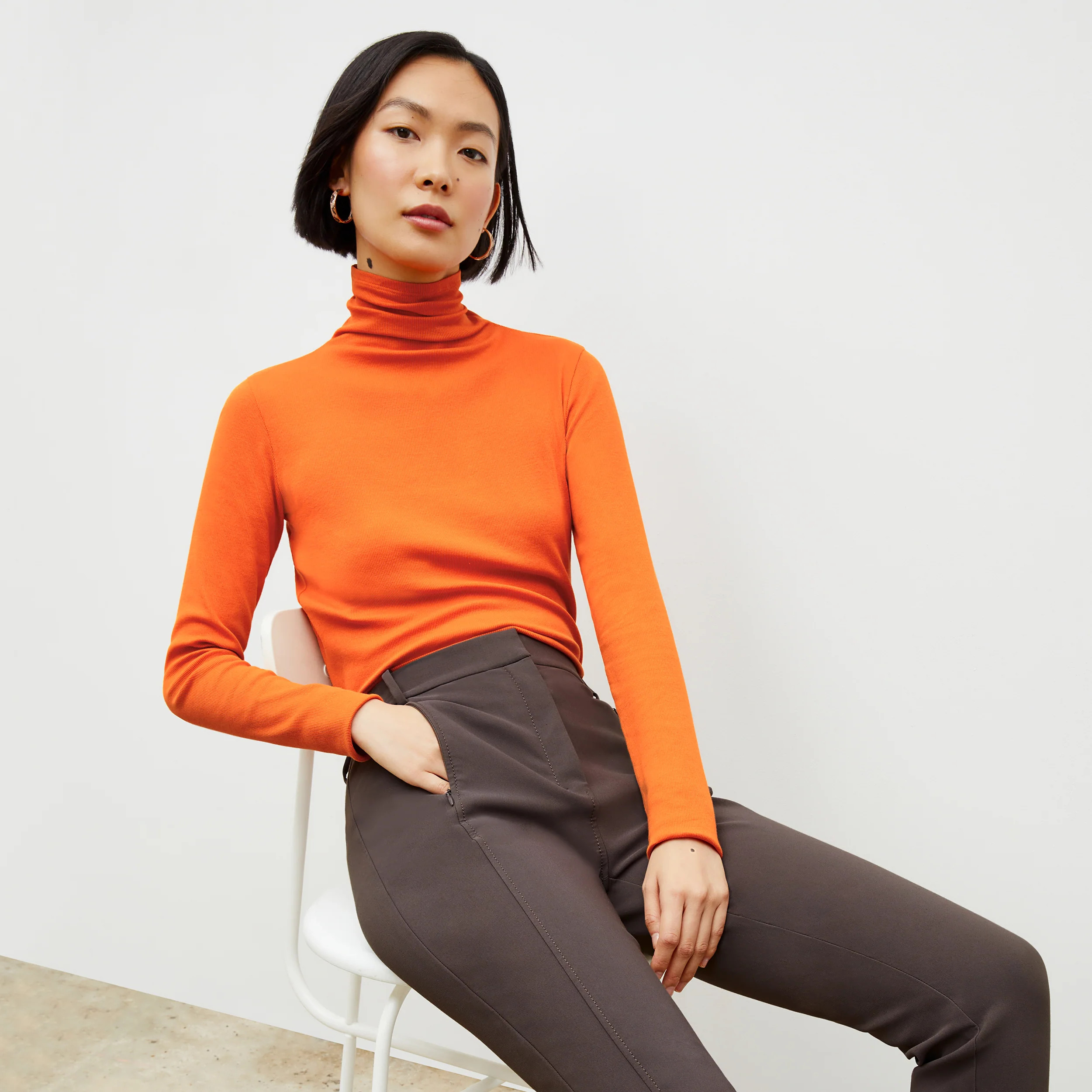The Axam Turtleneck - Ribbed Pima Cotton | MM LaFleur