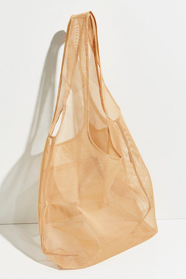 Junes Bio-Knit Everyday Tote by Junes at Free People, Gold, One Size | Free People (Global - UK&FR Excluded)