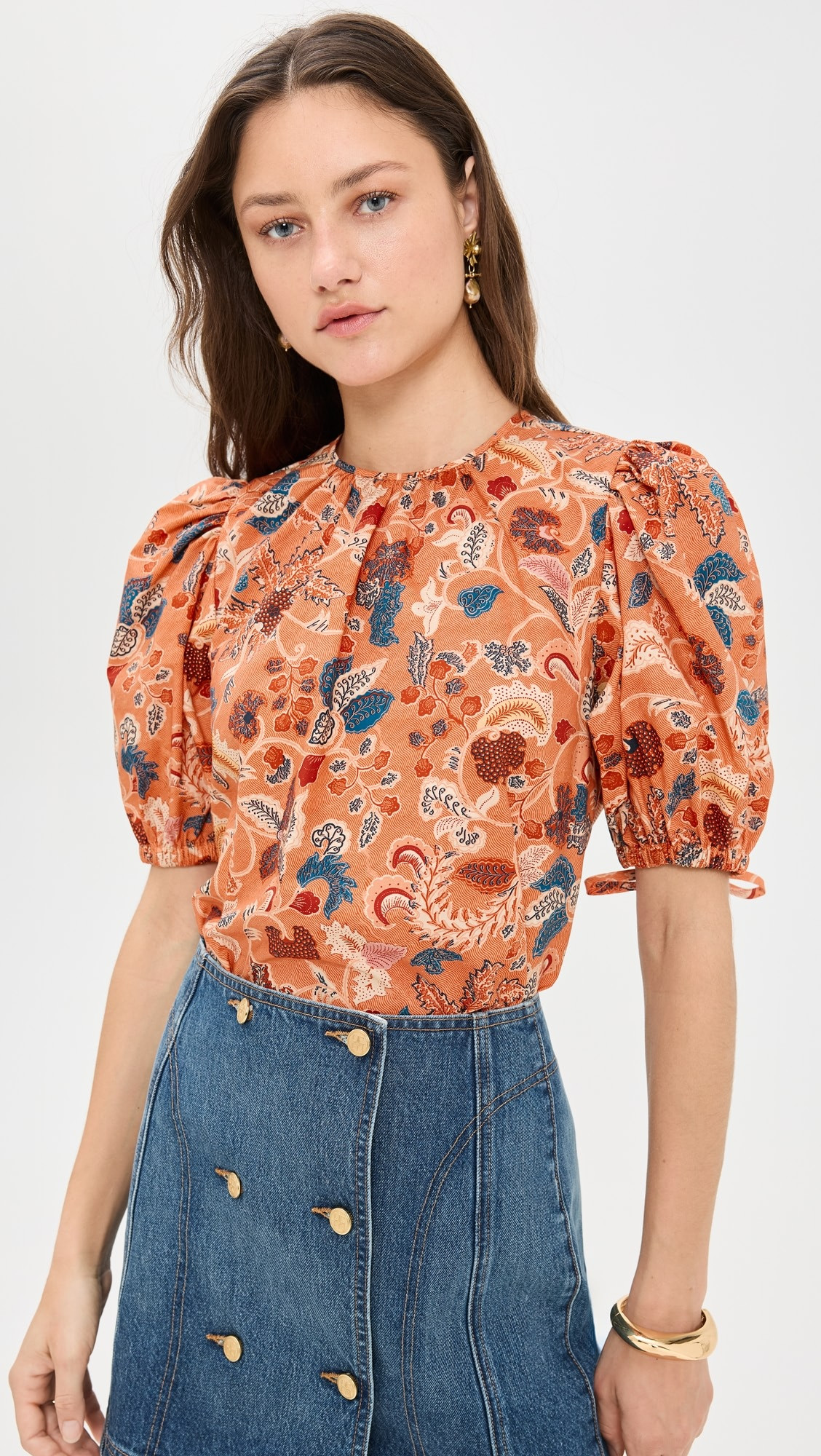 Coralie Short Sleeve Blouse | Shopbop
