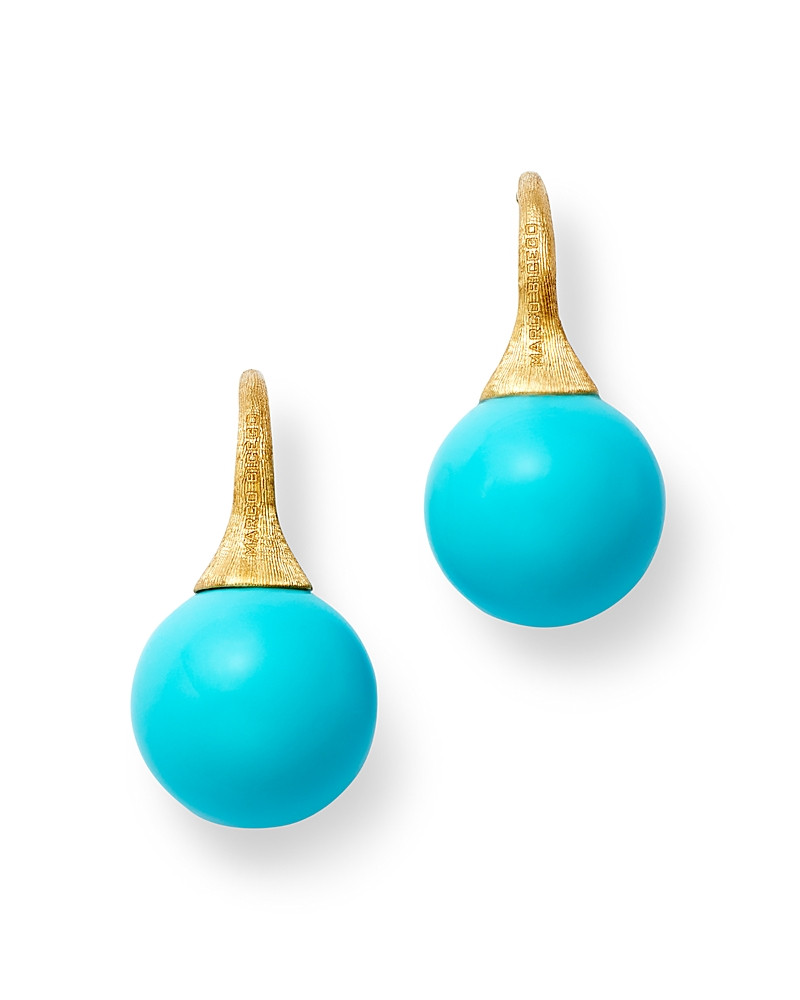 Marco Bicego 18K Yellow Gold Africa Boule Boule Turquoise Drop Earrings | Bloomingdale's (US)