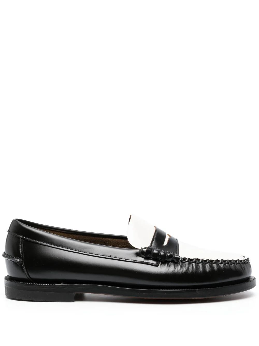 Sebago two-tone Leather Oxford Shoes  - Farfetch | Farfetch Global