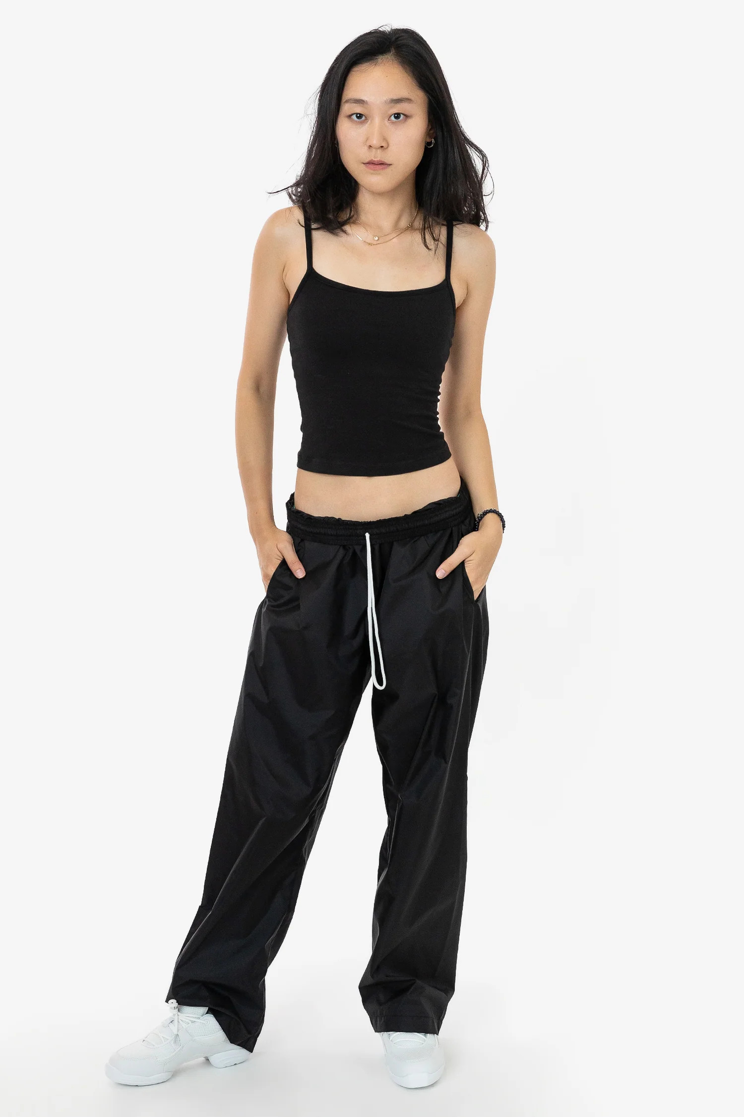 RNF445 Unisex - Lightweight Nylon Taffeta Wide Leg Pant | Los Angeles Apparel