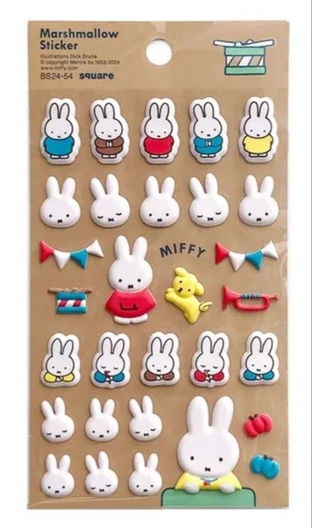 Miffy bunny stickers.

#LTKGiftGuide