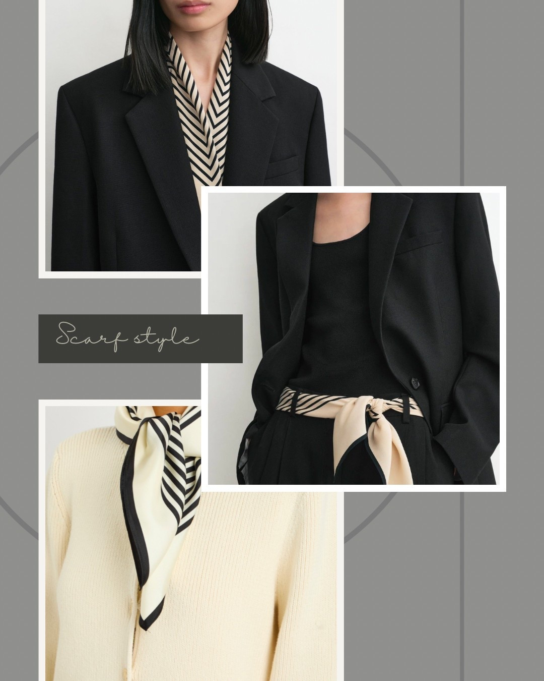 Add a touch of Parisian style with a silk scarf 💫 #scarf #silkscarf #parisianchic #toteme 

#LTKluxury #LTKstyletip #LTKuk