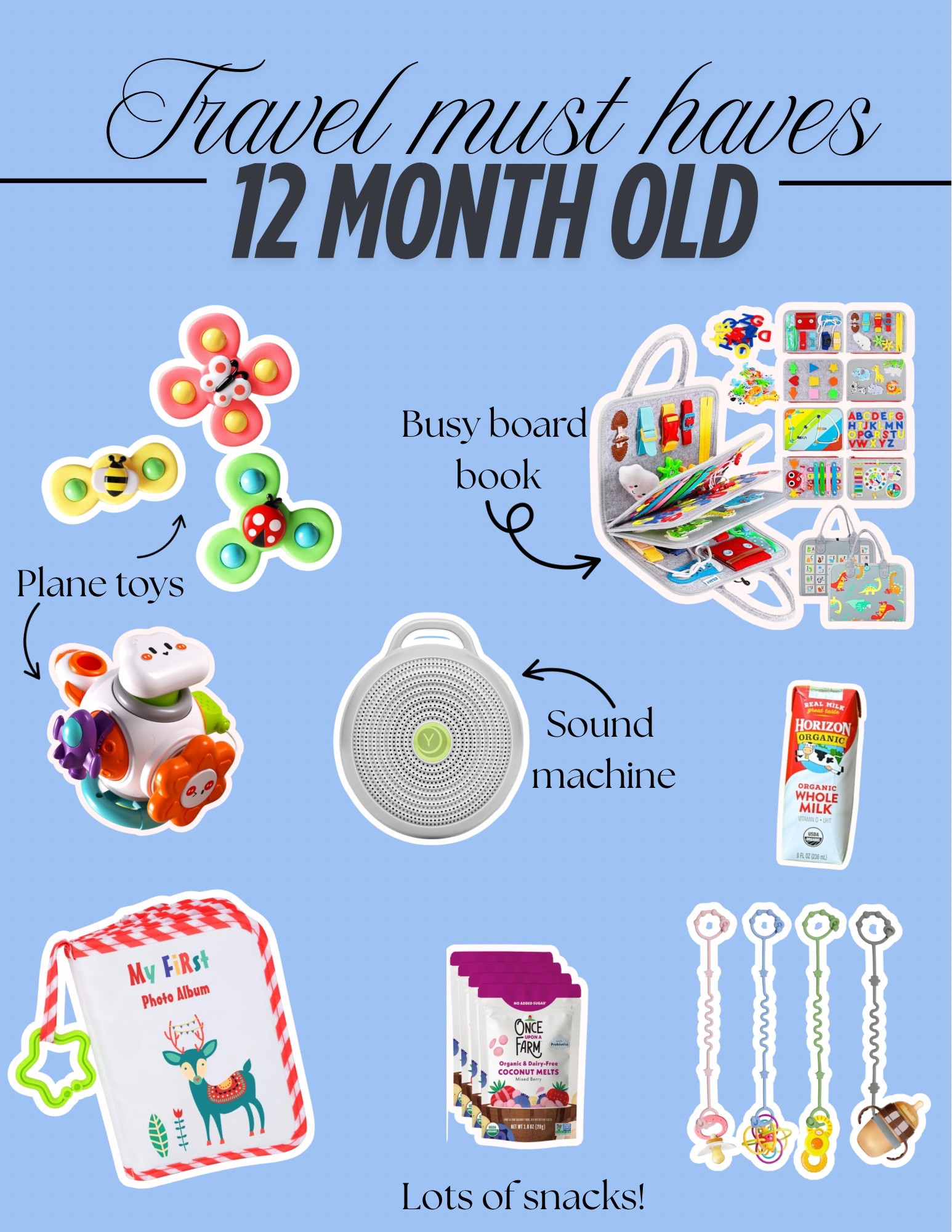 What we’re bringing on the plane to fly with our 12 month old! 🛫🌎

#LTKBaby #LTKTravel #LTKFamily