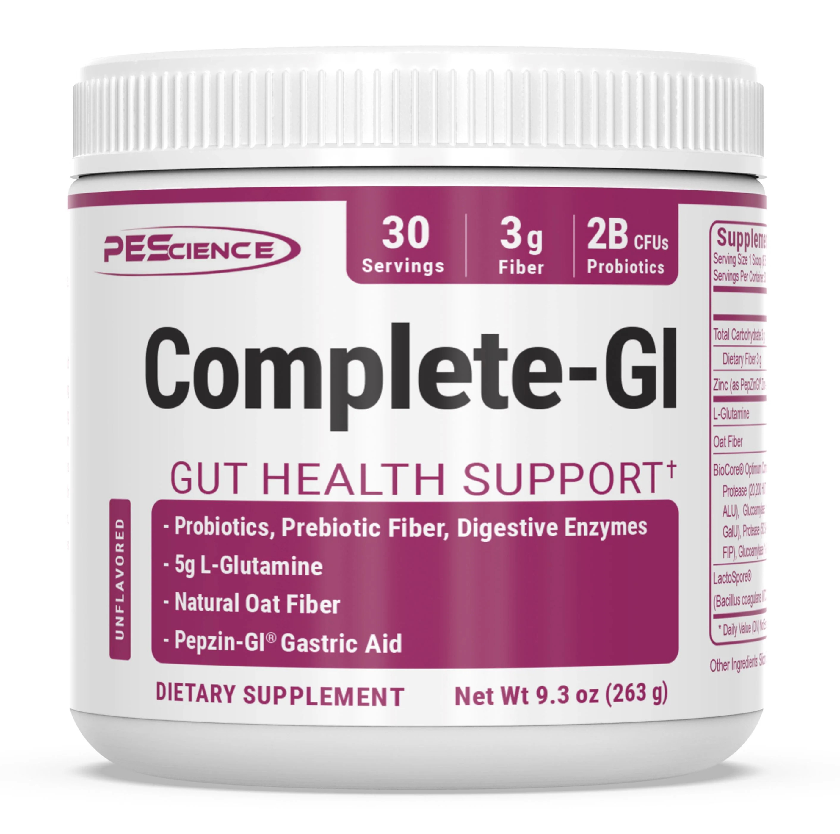 Complete-GI | Optimal Gut & Bowel Regularity | Probiotics, Fiber, More | PEScience