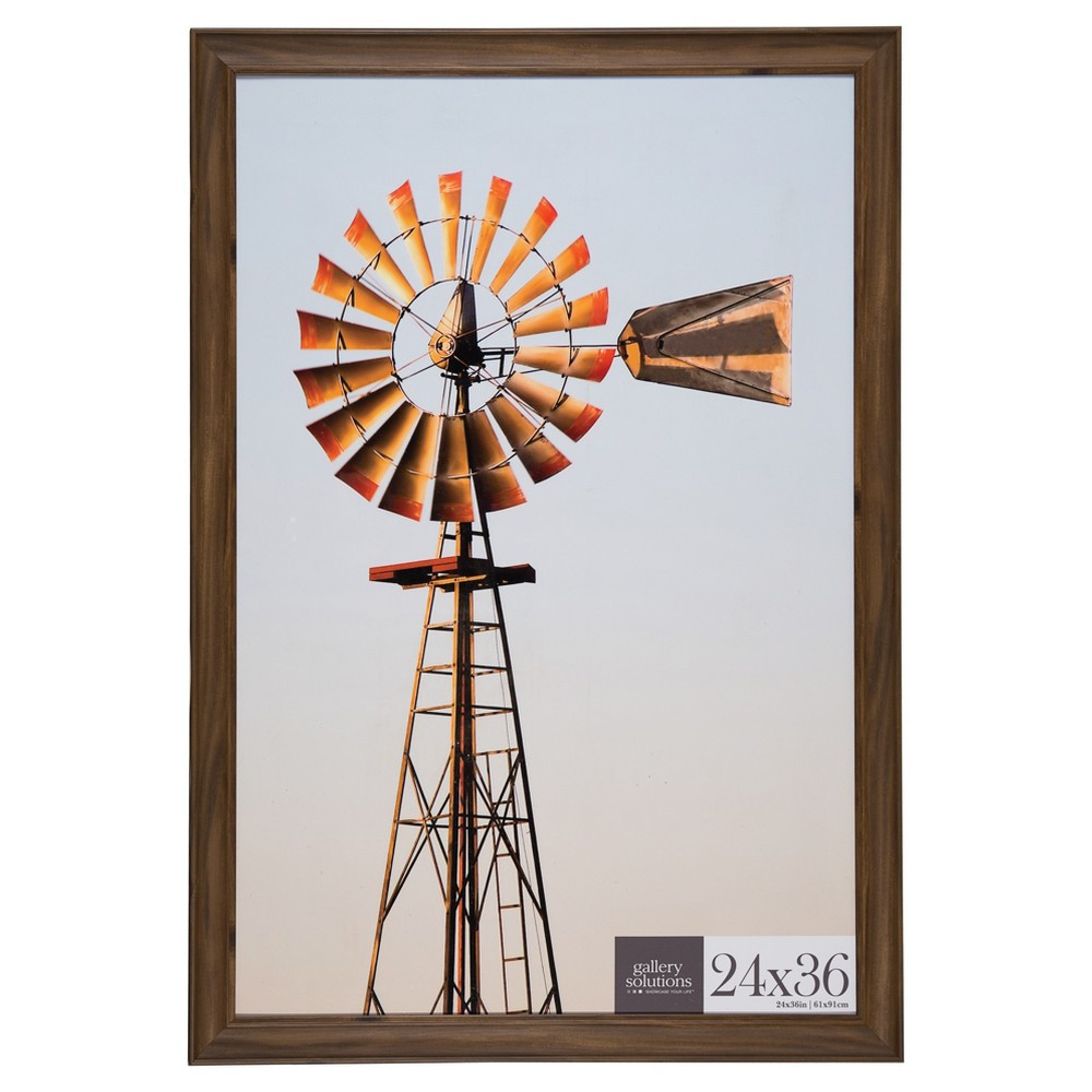 24"" x 36"" Large Wall Frame Walnut - Gallery Perfect | Target