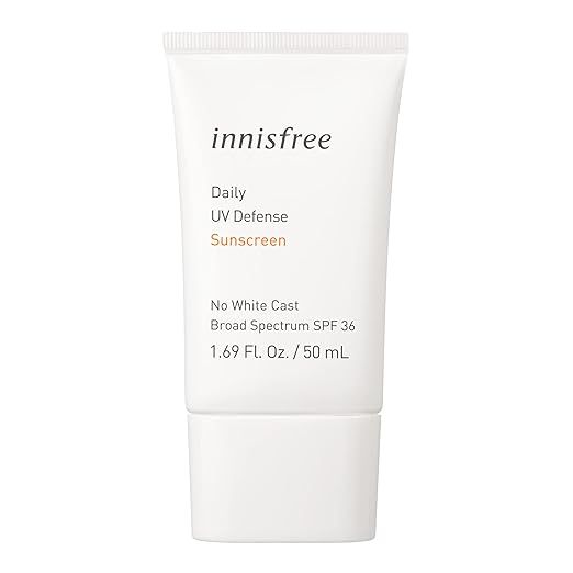 innisfree Daily UV Defense Sunscreen Broad Spectrum SPF 36 Face Lotion, 1.69 Fl Oz (Pack of 1) | Amazon (US)